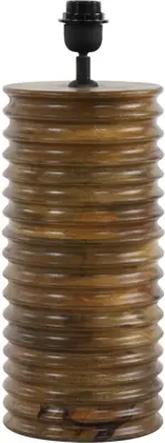 Light & Living Lamp voet 18x38 mauro hout oliebruin - afbeelding 1