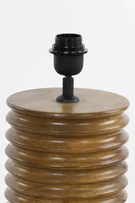 Light & Living Lamp voet 18x38 mauro hout oliebruin - afbeelding 4
