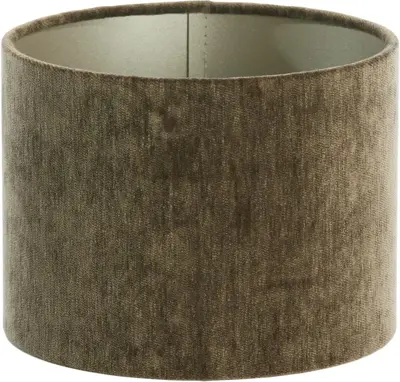 Light & Living lampenkap textiel bayou 20x15cm mosgroen - afbeelding 1
