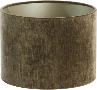 Light & Living lampenkap textiel bayou 25x18cm mosgroen - afbeelding 1
