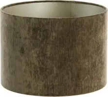 Light & Living lampenkap textiel bayou 30x21cm mosgroen - afbeelding 1