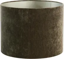 Light & Living lampenkap textiel bayou 40x30cm mosgroen - afbeelding 1