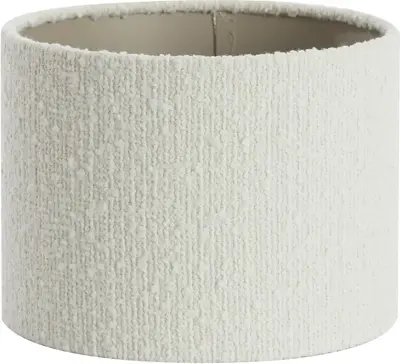 Light & Living lampenkap textiel bolero 20x15cm wit - afbeelding 1