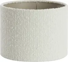 Light & Living lampenkap textiel bolero 20x15cm wit - afbeelding 1