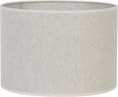 Light & Living lampenkap textiel breska 25x18cm parelwit - afbeelding 1