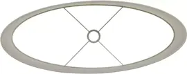 Light & Living lampenkap textiel breska 45x21x32cm wit - afbeelding 5