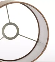 Light & Living lampenkap textiel caden 20x15cm beige - afbeelding 3