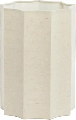 Light & Living lampenkap textiel disli 18x25cm naturel - afbeelding 1