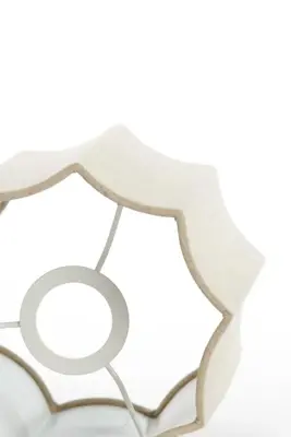 Light & Living lampenkap textiel disli 18x25cm naturel - afbeelding 3