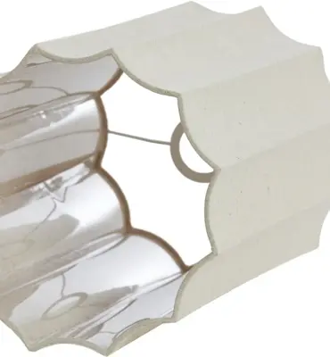 Light & Living lampenkap textiel disli 18x25cm naturel - afbeelding 10