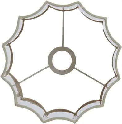 Light & Living lampenkap textiel disli 24x35cm naturel - afbeelding 12