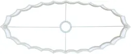 Light & Living lampenkap textiel disli 58x24x27cm crème - afbeelding 7