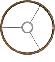 Light & Living lampenkap textiel flair 25x18cm koper - afbeelding 5