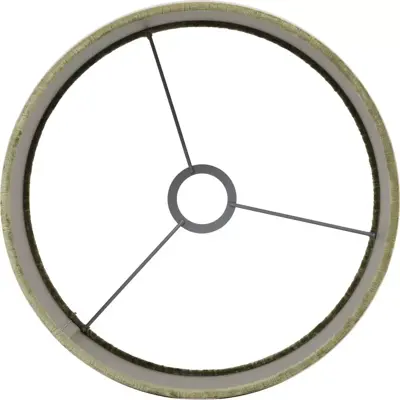 Light & Living lampenkap textiel gemstone 25x18cm olijf - afbeelding 3