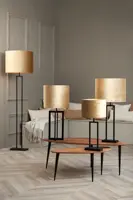 Light & Living lampenkap textiel gemstone 35x30cm brons - afbeelding 7