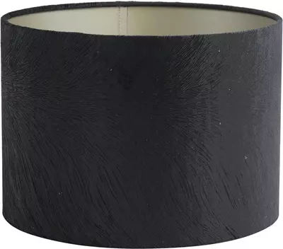 Light & Living lampenkap textiel lubis 20x15cm zwart - afbeelding 1
