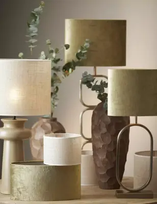 Light & Living lampenkap textiel sendai 30x21cm zand - afbeelding 6