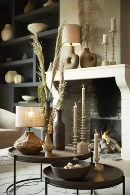 Light & Living lampenkap textiel sendai 30x21cm zand - afbeelding 7