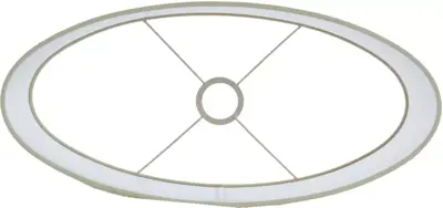 Light & Living lampenkap textiel sendai 45x21x32cm zand - afbeelding 7