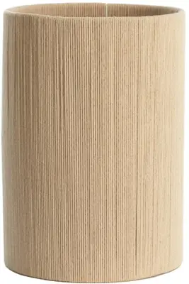 Light & Living lampenkap textiel, touw medan 25x36cm crème - afbeelding 1