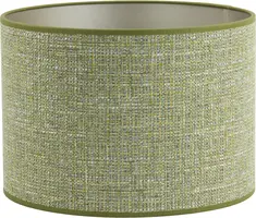 Light & Living lampenkap textiel tweed 25x18cm groen - afbeelding 1