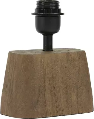 Light & Living lampvoet mangohout lampvoet 16x10x21 cm kardan hout mat bruin 16x10x21cm donkerbruin - afbeelding 1