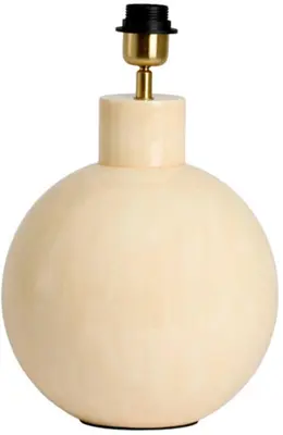 Light & Living lampvoet metaal benu 25.5x33cm crème, roze - afbeelding 1