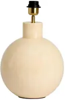 Light & Living lampvoet metaal benu 25.5x33cm crème, roze - afbeelding 1