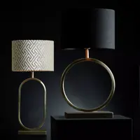 Light & Living lampvoet metaal jamiri 20x10x45cm licht goud - afbeelding 7