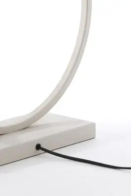 Light & Living lampvoet metaal liva 40x12.5x53cm crème - afbeelding 5