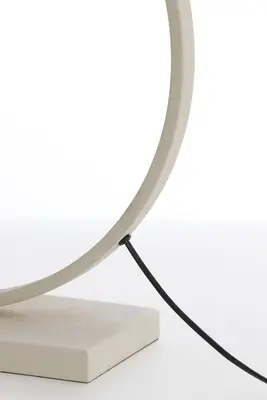 Light & Living lampvoet metaal liva 50x15x64cm crème - afbeelding 3