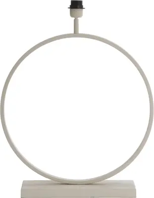 Light & Living lampvoet metaal liva 50x15x64cm crème - afbeelding 1