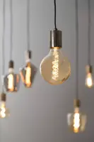 Light & Living lichtbron LED globe dimbaar 12.5x17.5cm e27 4w amber - afbeelding 3