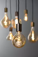 Light & Living lichtbron LED globe dimbaar 12.5x17.5cm e27 4w amber - afbeelding 4