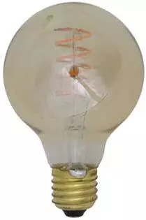 Light & Living lichtbron LED globe dimbaar 8x11cm e27 4w amber - afbeelding 4