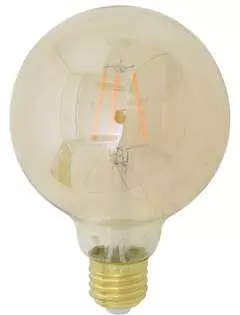 Light & Living lichtbron LED globe dimbaar 9.5x14cm e27 4w amber - afbeelding 1
