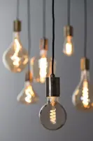 Light & Living lichtbron LED globe dimbaar 9.5x14cm e27 4w smoke - afbeelding 4