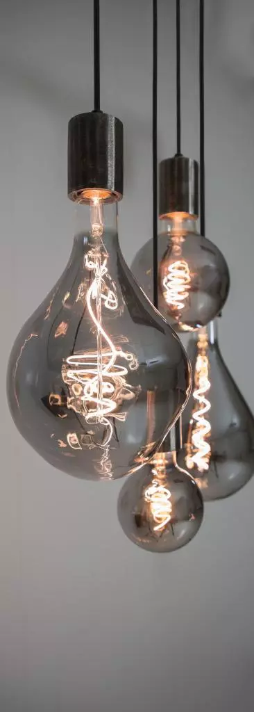 Light & Living lichtbron LED globe dimbaar 9.5x14cm e27 4w smoke - afbeelding 3