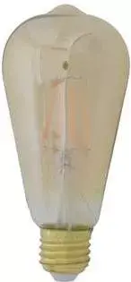 Light & Living lichtbron LED hoekig dimbaar 6.5x14.5cm e27 4w amber - afbeelding 1