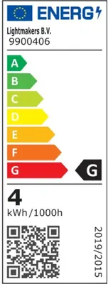 Light & Living lichtbron LED staaf dimbaar 3x19cm e27 4w amber - afbeelding 3