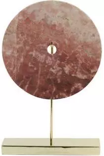 Light & Living ornament 30x10x43 cm bayon marmer roze-goud - afbeelding 3