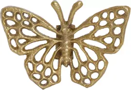 Light & Living ornament aluminium butterfly 10x7x1.5cm goud - afbeelding 1