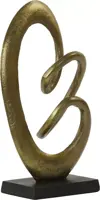 Light & Living ornament aluminium eddy 20x20x34cm brons - afbeelding 2