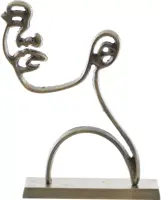 Light & Living ornament aluminium face 28x8x38cm brons - afbeelding 1