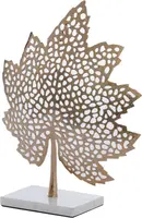 Light & Living ornament aluminium leaf 28x8x35cm goud - afbeelding 2