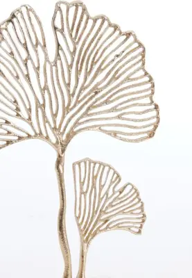 Light & Living ornament aluminium leaf 36x10x48cm goud - afbeelding 5