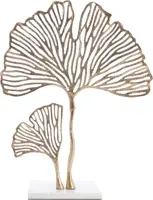 Light & Living ornament aluminium leaf 36x10x48cm goud - afbeelding 4