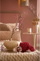 Light & Living ornament glas flower 8x8cm roze - afbeelding 2