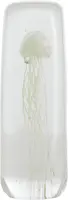 Light & Living ornament glas jellyfish 6x6x18.5cm crème - afbeelding 1