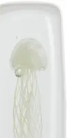 Light & Living ornament glas jellyfish 6x6x18.5cm crème - afbeelding 2
